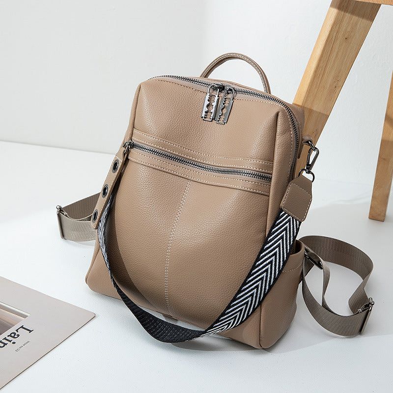 Women’s Waterproof PU Mini Backpack Urban Style Daypack