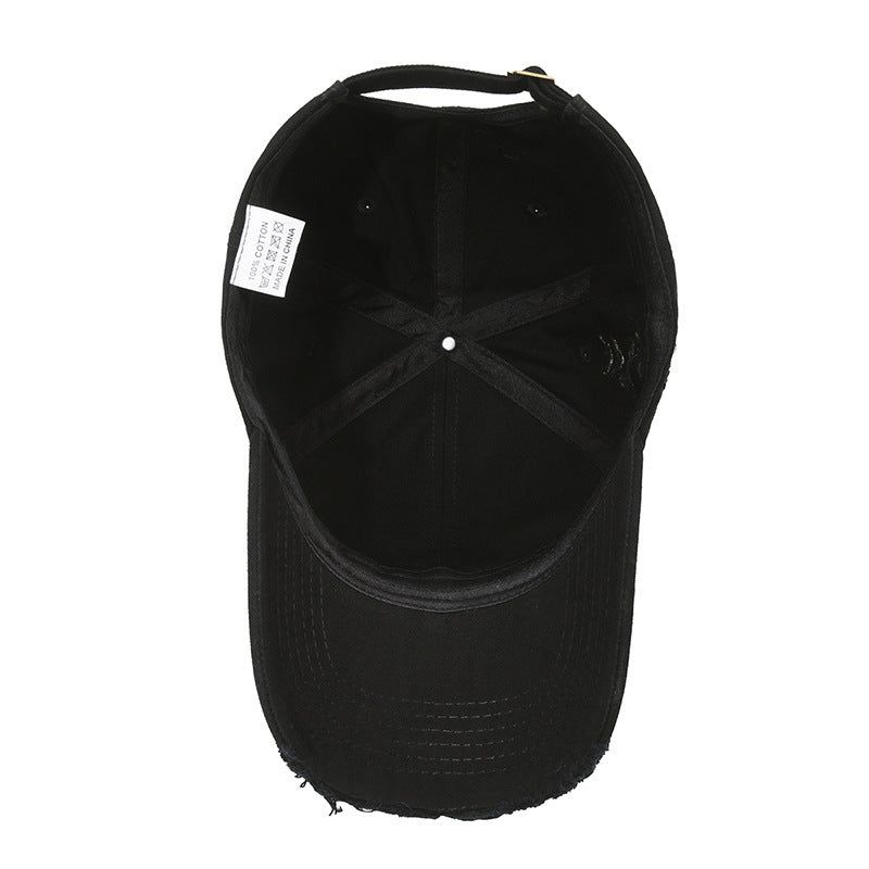 Vintage Washed Cotton Baseball Cap Adjustable Strapback