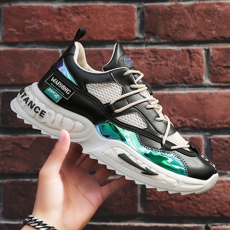 Men’s Trendy Sneakers Soft Fabric Upper Non-Slip Wear-Resistant Sole Casual Sports Shoes Comfortable Fit