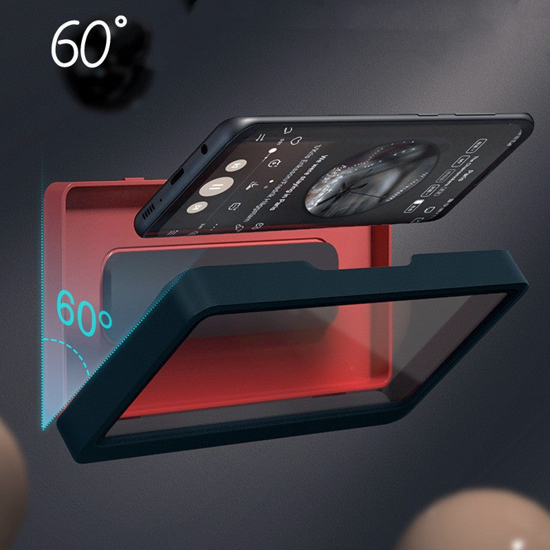 Waterproof Phone Case Wall Mounted Anti Fog Bathroom Holder