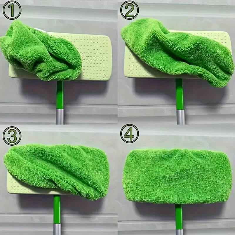 Reusable Microfiber Mop Pads 15-Pack for Swiffer Sweeper, Washable Dry & Wet Cloths for Floor Cleaning (Mop Not Included)