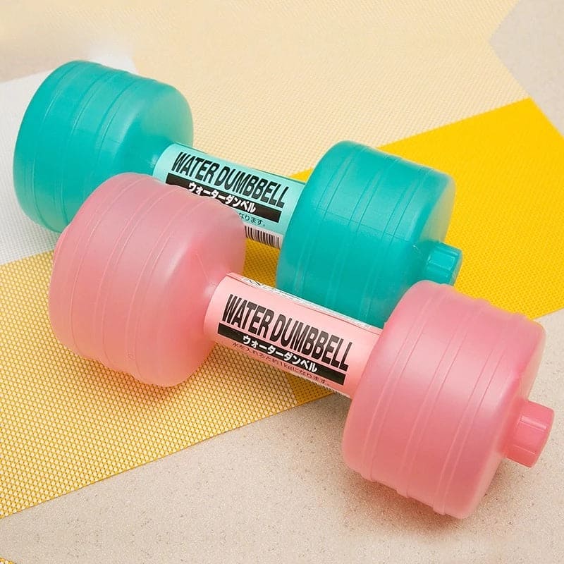 Female Plastic Portable Mini Dumbbell Water Filling Exercise Body Yoga Fitness Machine - PMMNAPOLES