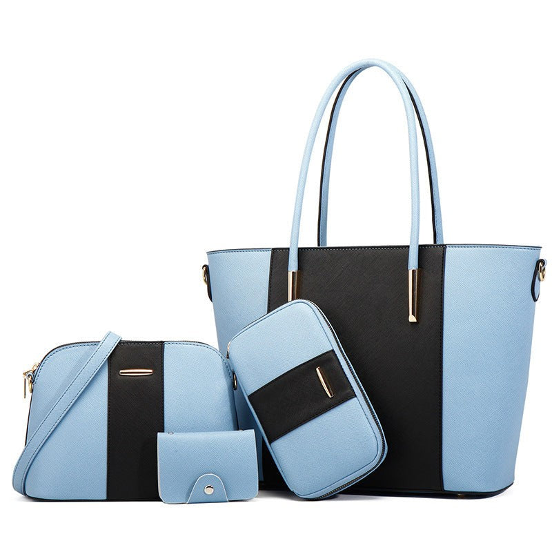 Women’s Fashion Shoulder Bag Portable Crossbody PU Leather Handbag with Matching Mother Bag