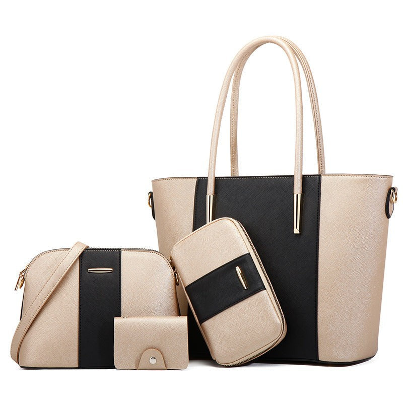 Women’s Fashion Shoulder Bag Portable Crossbody PU Leather Handbag with Matching Mother Bag