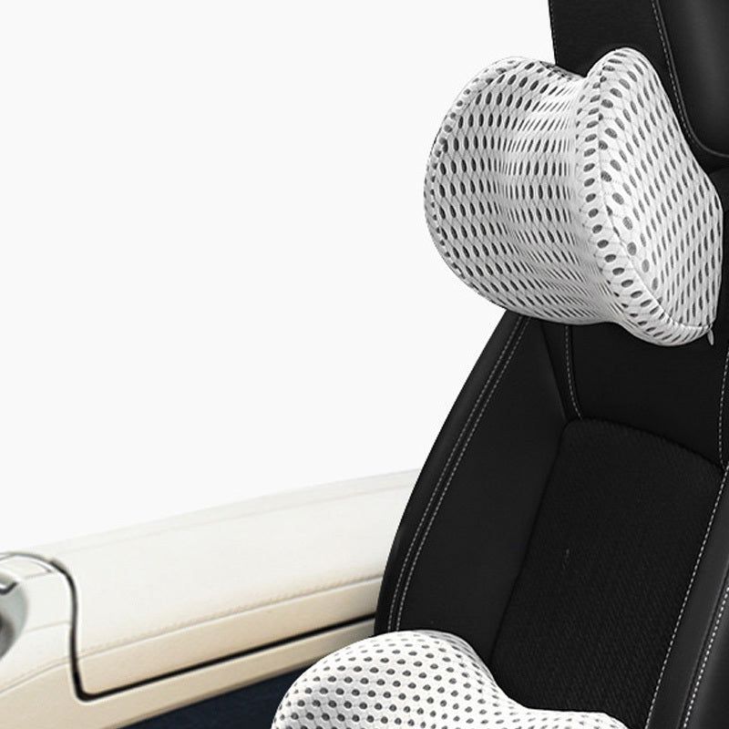 Ergonomic Car Seat Cushion Memory Foam Headrest Lumbar Set
