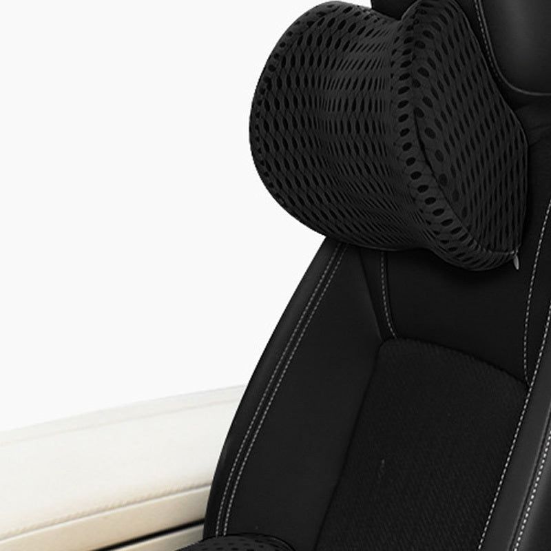 Ergonomic Car Seat Cushion Memory Foam Headrest Lumbar Set