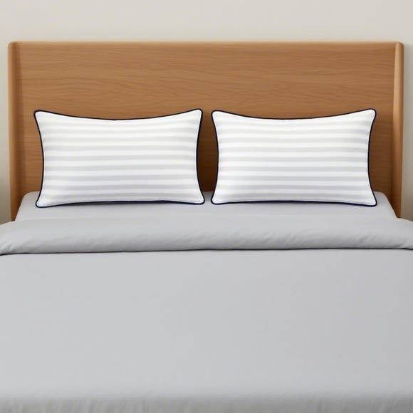 Natural Cotton Filled Bed Pillow with Adjustable Loft