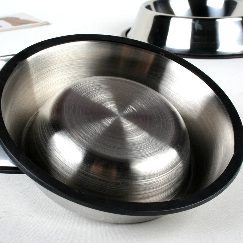 Stainless Steel Dog Bowl with Non Slip Base Durable for Pets