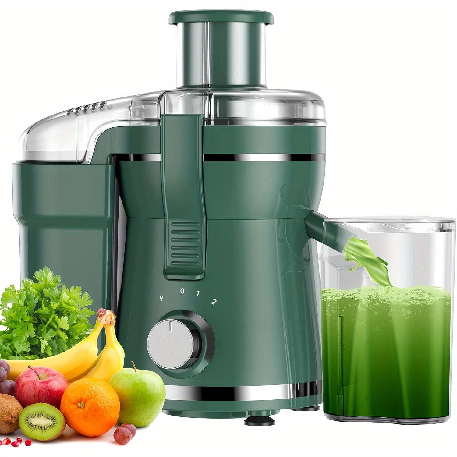 500W Centrifugal Juicer Machine Wide Mouth Chute & 27000 RPM Extraction BPA-Free & Easy to Clean