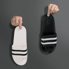 Striped Bath Plastic Stall Household Men's Sandals And Slippers - PMMNAPOLES