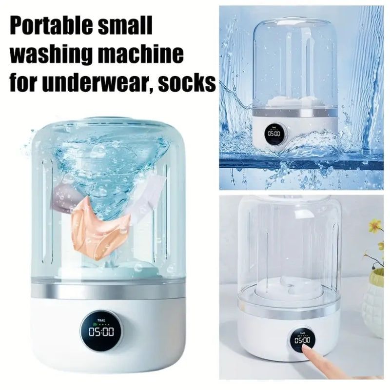 Portable Washing Machine Mini USB Rechargeable 1.2L