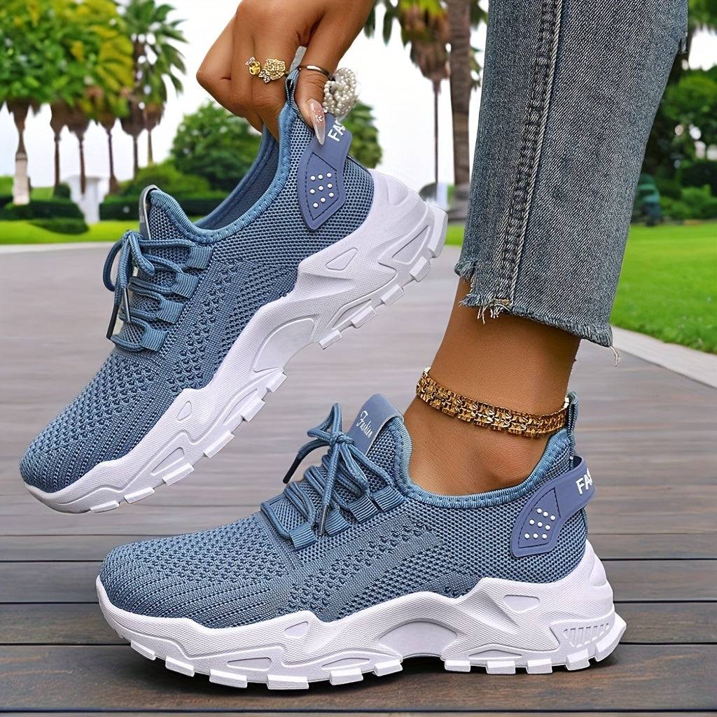 Women’s Slip-On Casual Sports Shoes Breathable, Non-Slip, Cushioned Design for Running, Travel & Daily Wear
