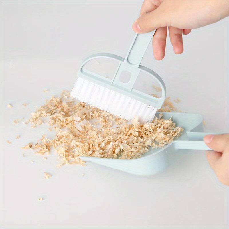Mini Dustpan and Broom Set for Cleaning, Handy Poop Scoop, Practical Cleaner