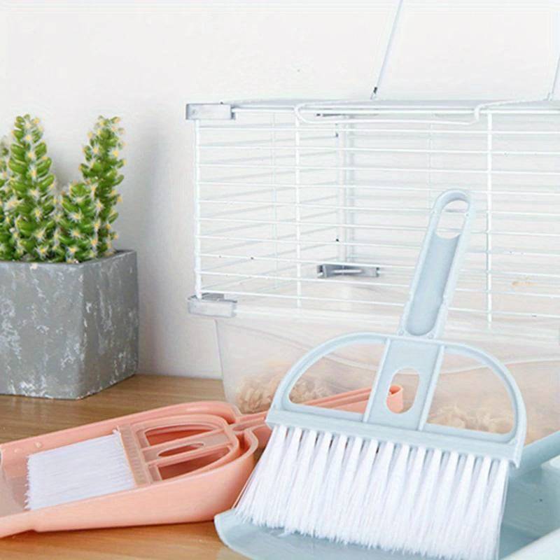 Mini Dustpan and Broom Set for Cleaning, Handy Poop Scoop, Practical Cleaner