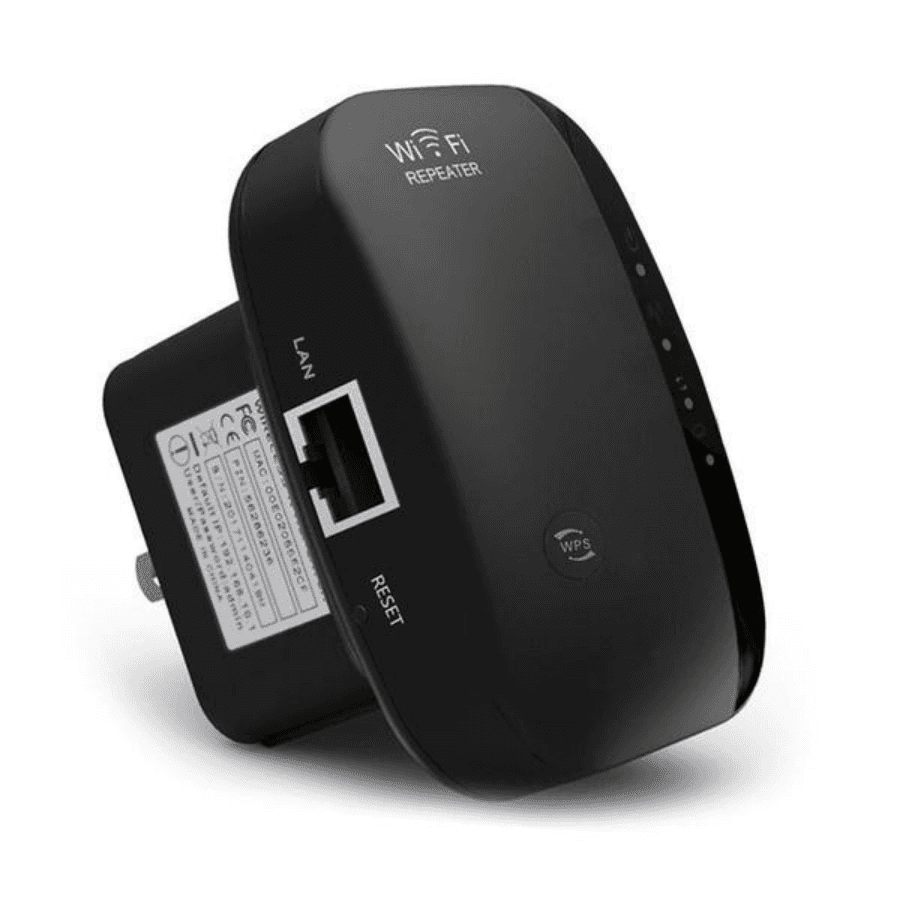 WiFi Extender with Ethernet Port – High-Speed Wireless Signal Booster for Home | Quick Setup, Long-Range WiFi Repeater