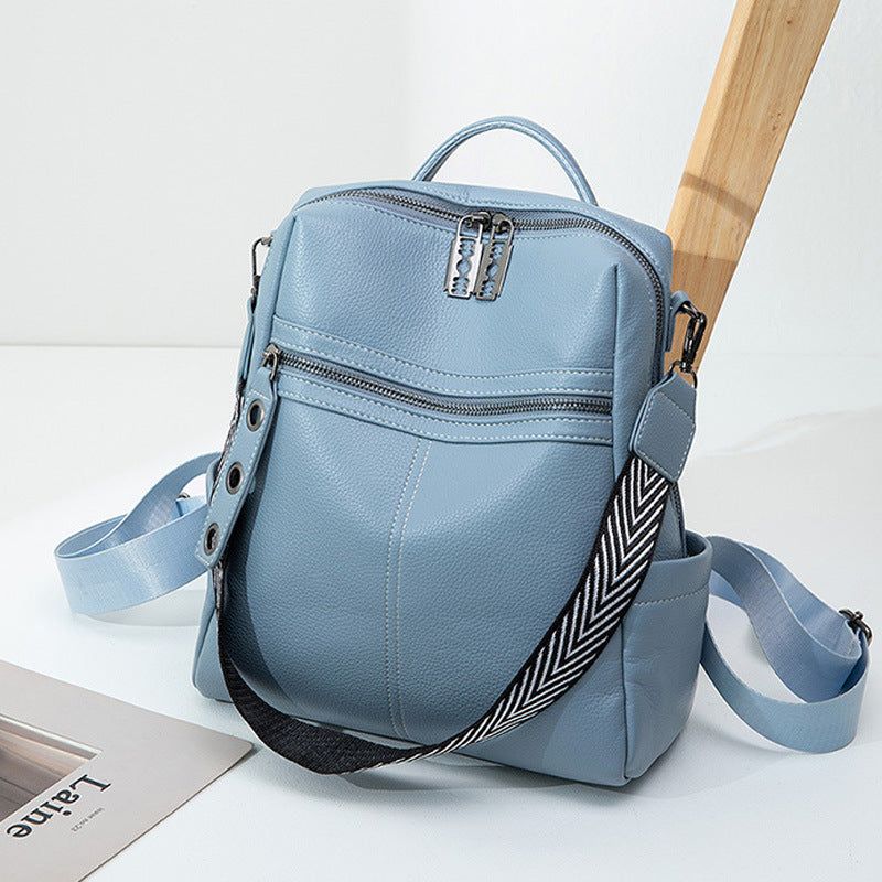 Women’s Waterproof PU Mini Backpack Urban Style Daypack
