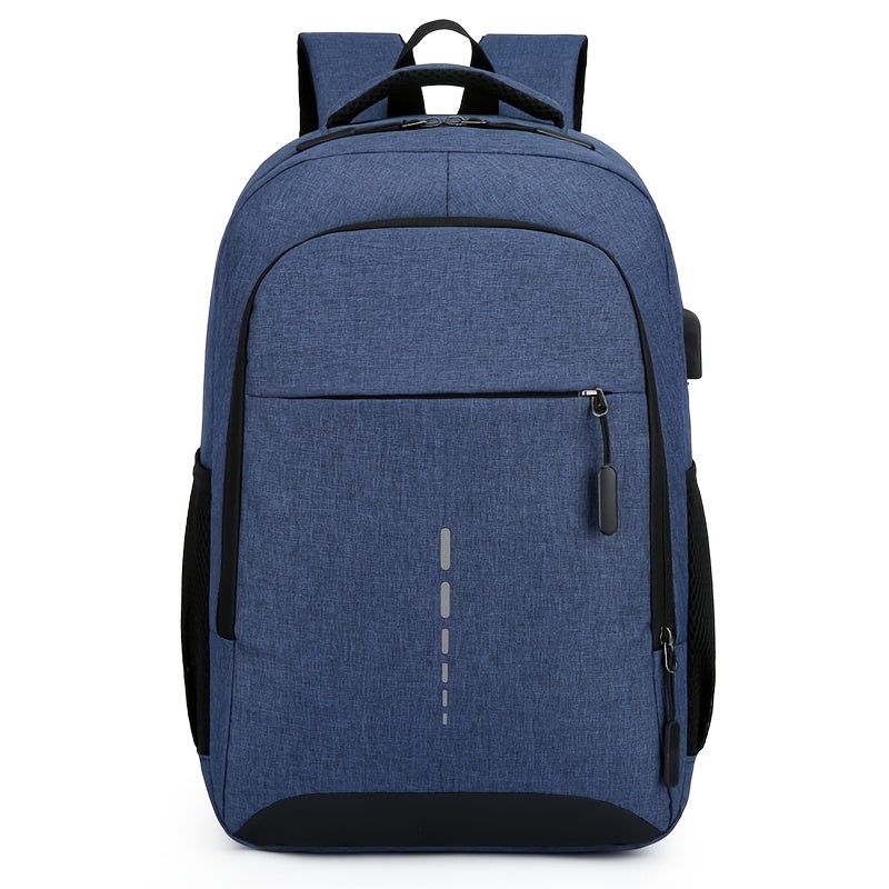 Nylon Laptop Backpack Large Capacity With Tablet Compartment