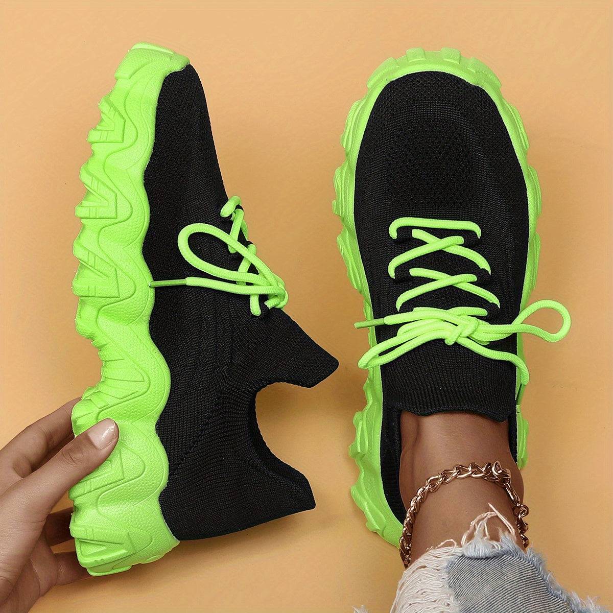 Women's Casual Athletic Sneakers – Lightweight, Breathable Running & Training Shoes for Gym, Walking & Everyday Comfort