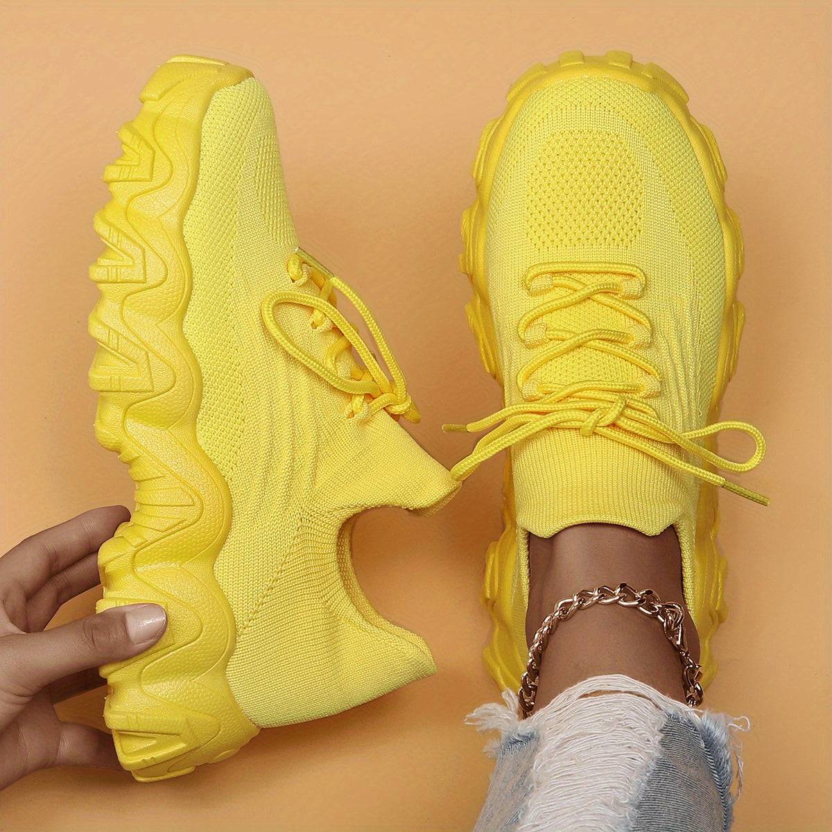 Women's Casual Athletic Sneakers – Lightweight, Breathable Running & Training Shoes for Gym, Walking & Everyday Comfort