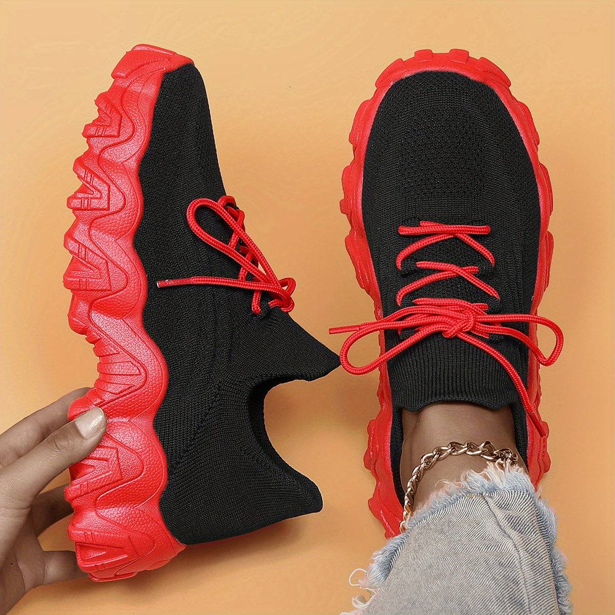 Women's Casual Athletic Sneakers – Lightweight, Breathable Running & Training Shoes for Gym, Walking & Everyday Comfort