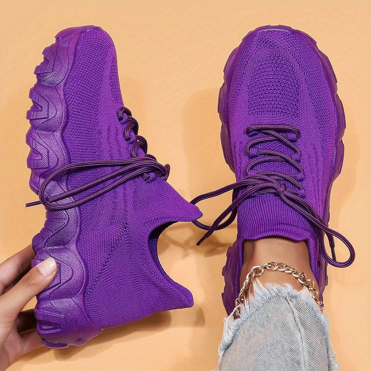 Women's Casual Athletic Sneakers – Lightweight, Breathable Running & Training Shoes for Gym, Walking & Everyday Comfort