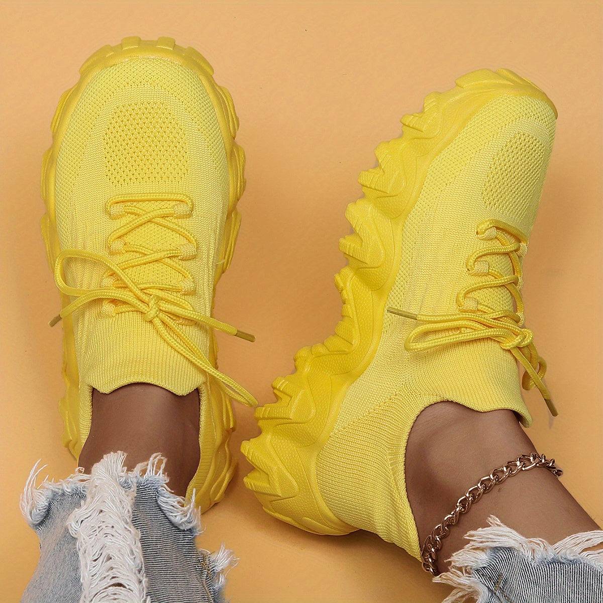 Women's Casual Athletic Sneakers – Lightweight, Breathable Running & Training Shoes for Gym, Walking & Everyday Comfort