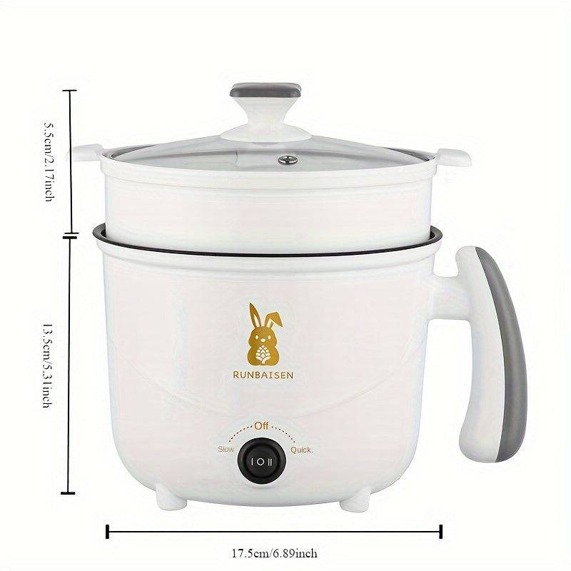 118oz Electric Hot Pot & Wok – Non-Stick Multi-Functional Cooker with Triple Power Control, Portable Stew Pot for Hotpot, Soup, Stir-Fry & Ramen