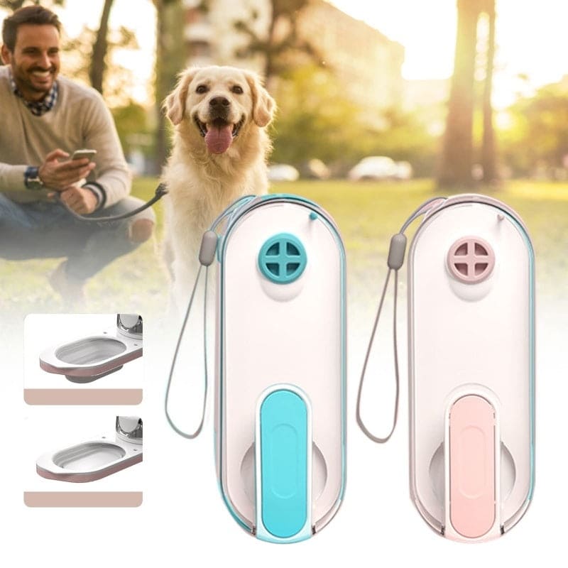 Foldable pet water dispenser for travel - PMMNAPOLES