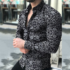 Men's Long Sleeve Dress Shirt - PMMNAPOLES