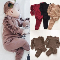 Newborn Baby Ruffle Outfits Clothes Set - PMMNAPOLES