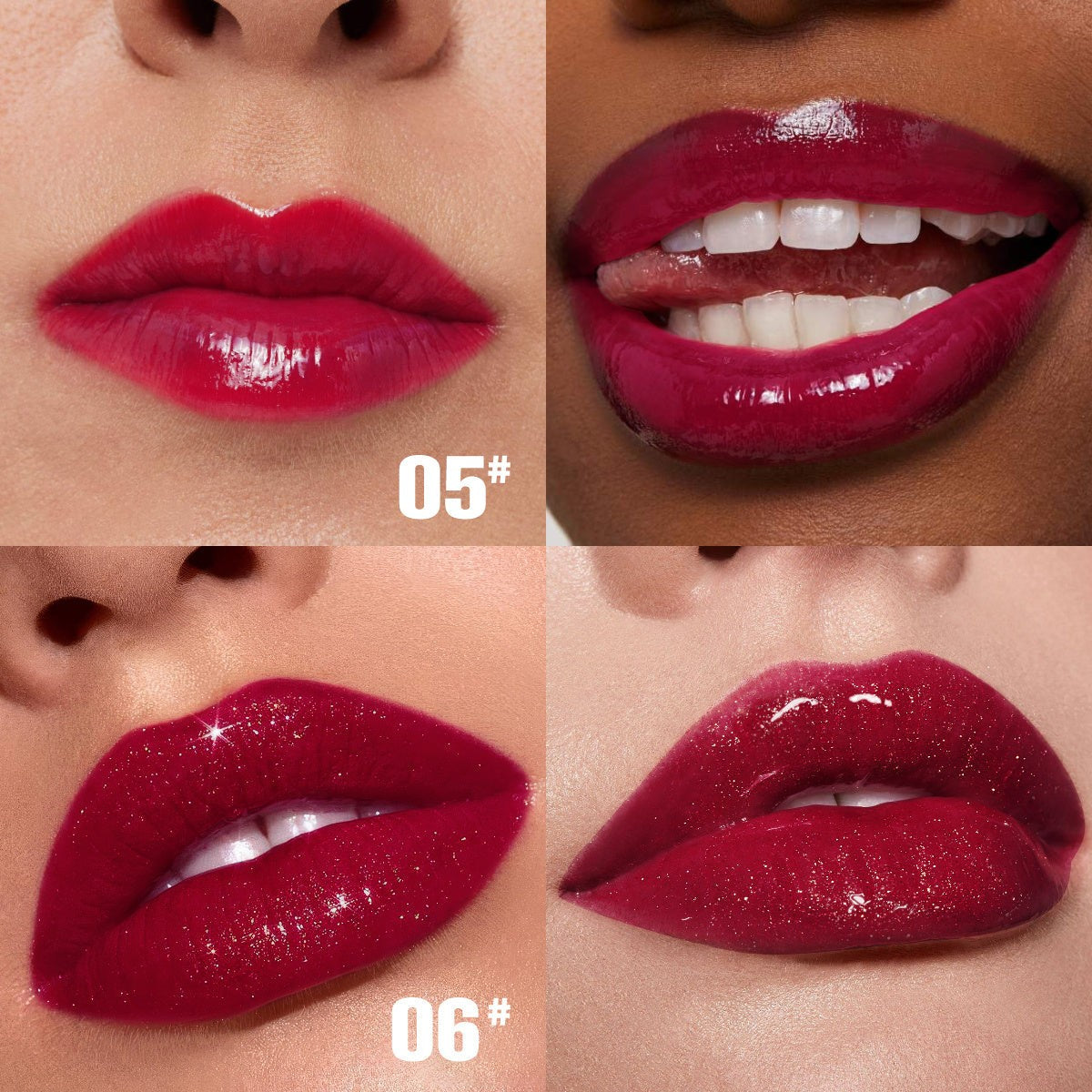 Rose Hydrating Lip Gloss Shiny Moisturizing Makeup