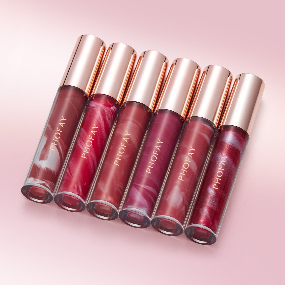 Rose Hydrating Lip Gloss Shiny Moisturizing Makeup