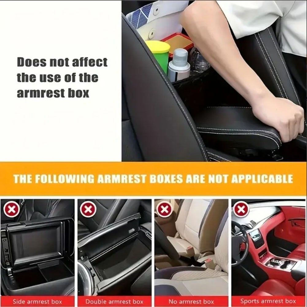 Leather Car Seat Organizer with Pet Barrier Function