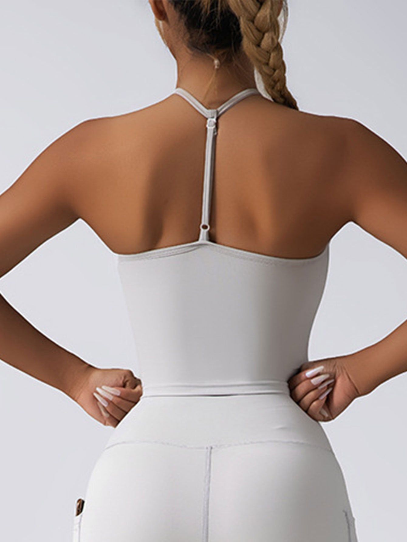 Seamless Racerback Sports Bra 2 Pack High Support Padded