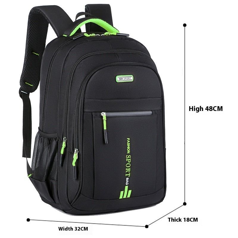 Men Laptop Backpack Large Capacity Travel USB Bag