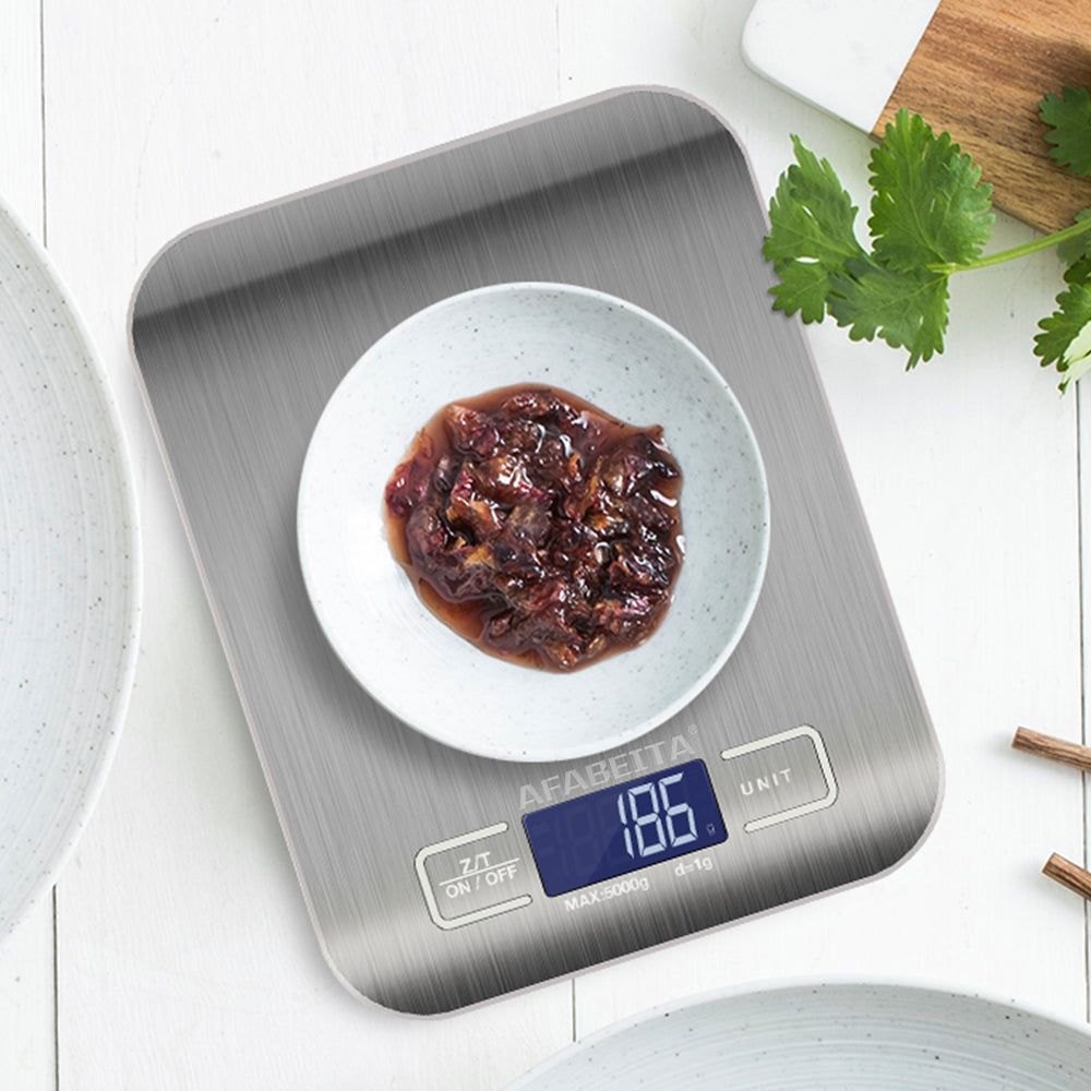 Stainless Steel Food Scale With LCD And Tare Function