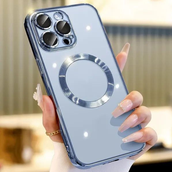 Phone Case MagSafe Magnetic Lens Cover Shockproof Slim