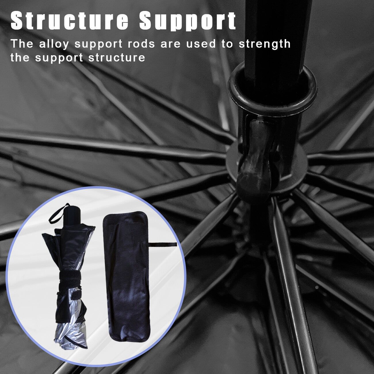 Car Umbrella Sunshade Foldable Windshield UV Protection