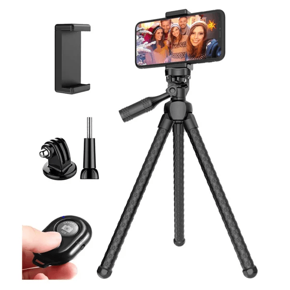 Adjustable Phone Tripod with Wireless Remote
