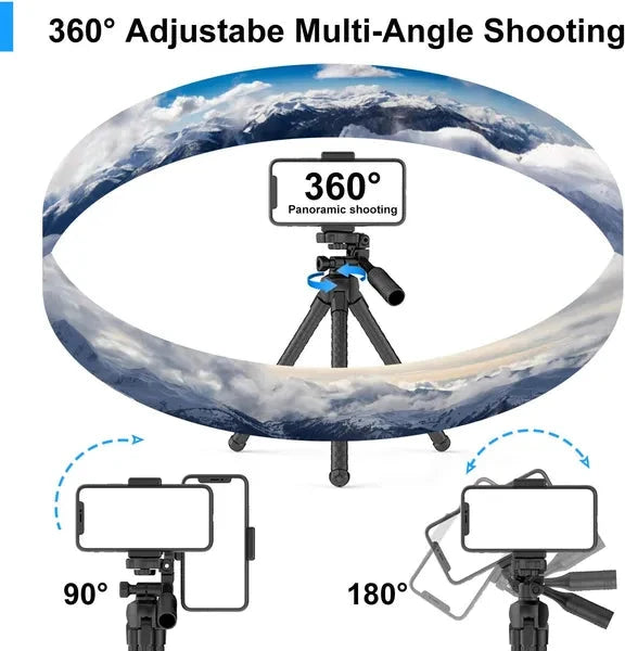 Adjustable Phone Tripod with Wireless Remote