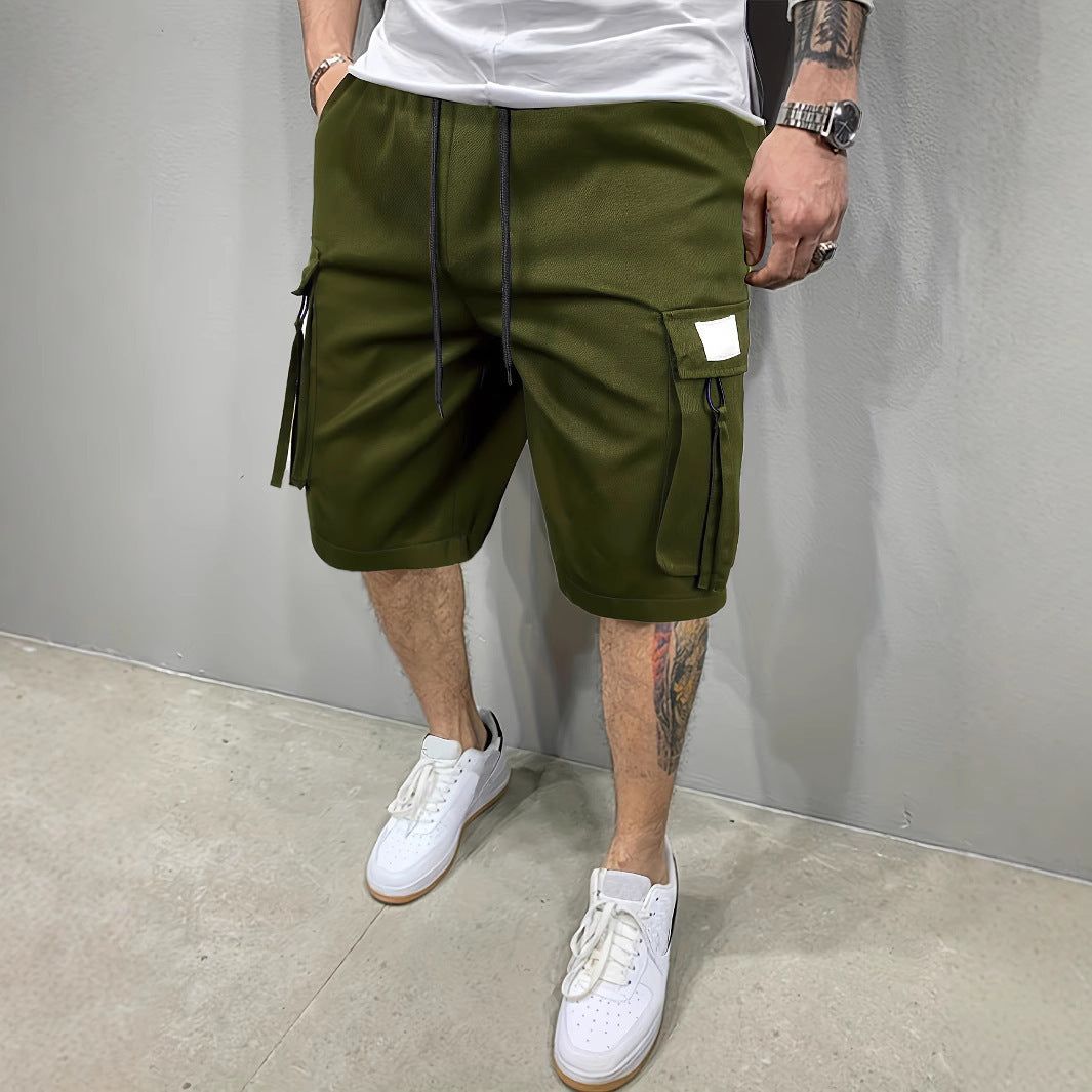 Men’s Korean Style Straight Leg Casual Shorts Lightweight