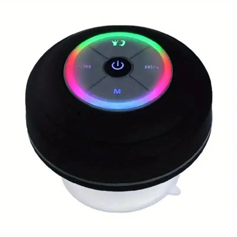 Wireless Bathroom Speaker with Suction Cup Design