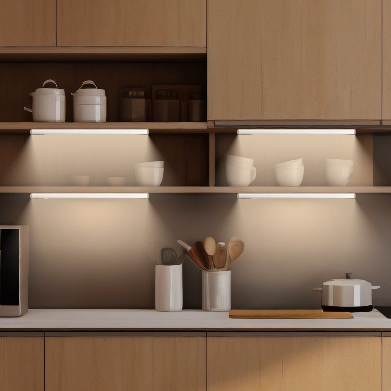 Under Cabinet LED Lights With Motion Sensor 2 Pack