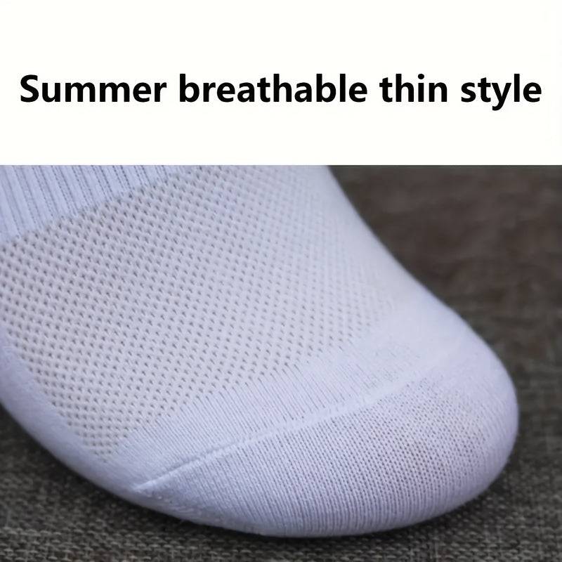 10/20/30 Pairs Men’s Athletic Socks Breathable Moisture-Wicking Design with Geometric & Letter Patterns Colorful Casual Gym Wear