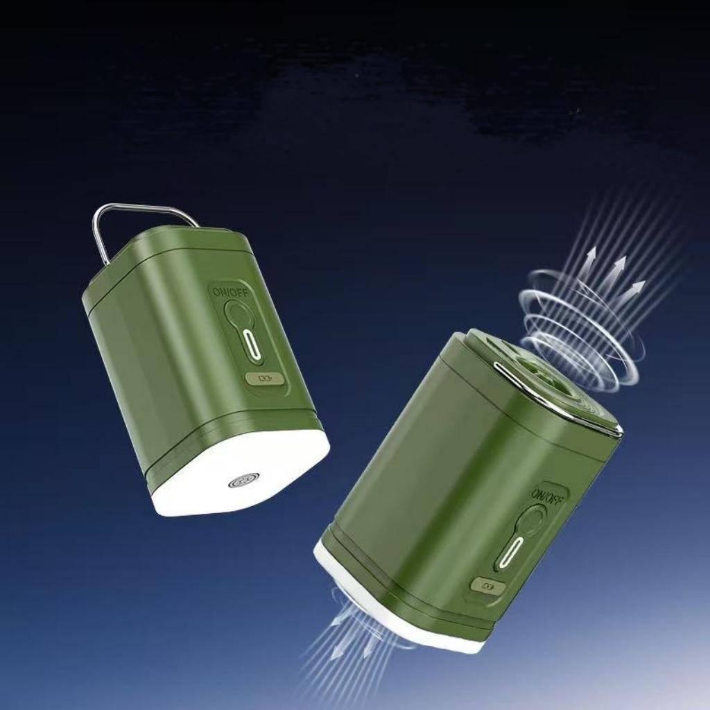 Portable Air Pump Quick Inflate Deflate Adjustable Light