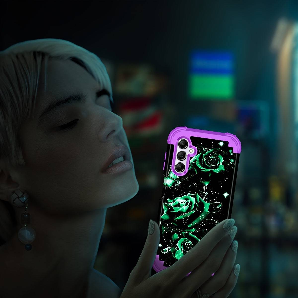 Luminous Phone Case Series Creative Glow-in-the-Dark Cover for Samsung Galaxy A03S/A12/A13/A14/A15/A16/A32/A35/A51/A53/A54/A55/A71