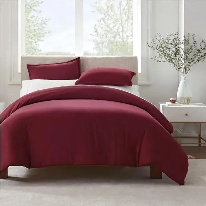 Serta Simply Clean Twin Duvet Cover