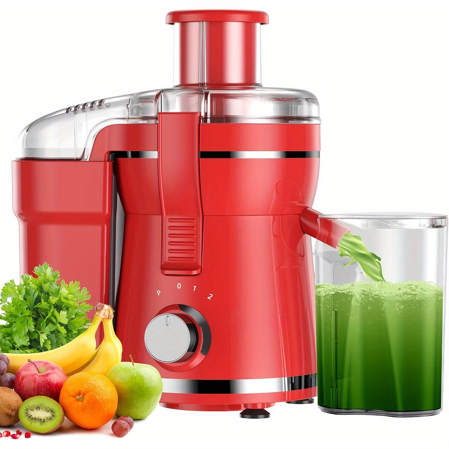 500W Centrifugal Juicer Machine Wide Mouth Chute & 27000 RPM Extraction BPA-Free & Easy to Clean