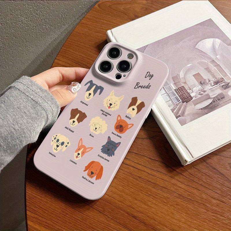 Cartoon Phone Case with Retro Film-Style Design Full-Body Protective Cover with Raised Bezel for Lens Safety Compatible with iPhone 6–16 Plus/Pro/Pro Max