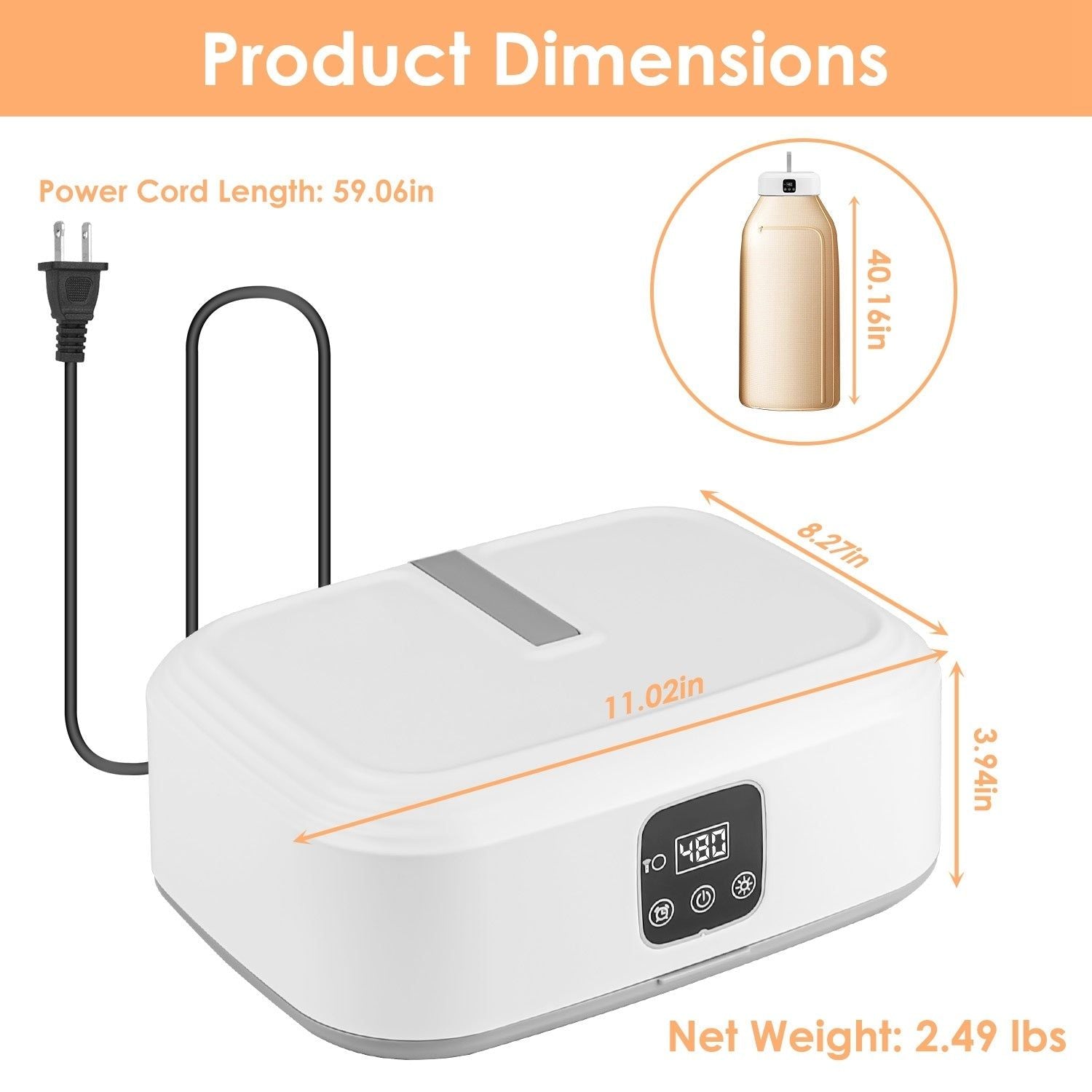 Portable Laundry Dryer Foldable Mini UV Sterilization